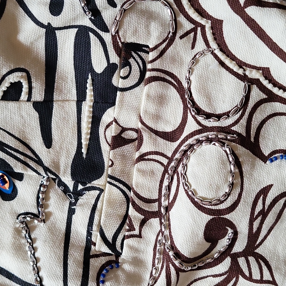 ZARA beads and sequins shorts sz L - Picture 6 of 12